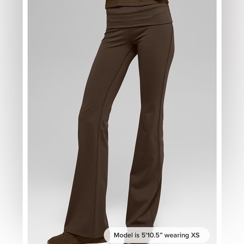 ALO Softsculpt Foldover Flare Legging